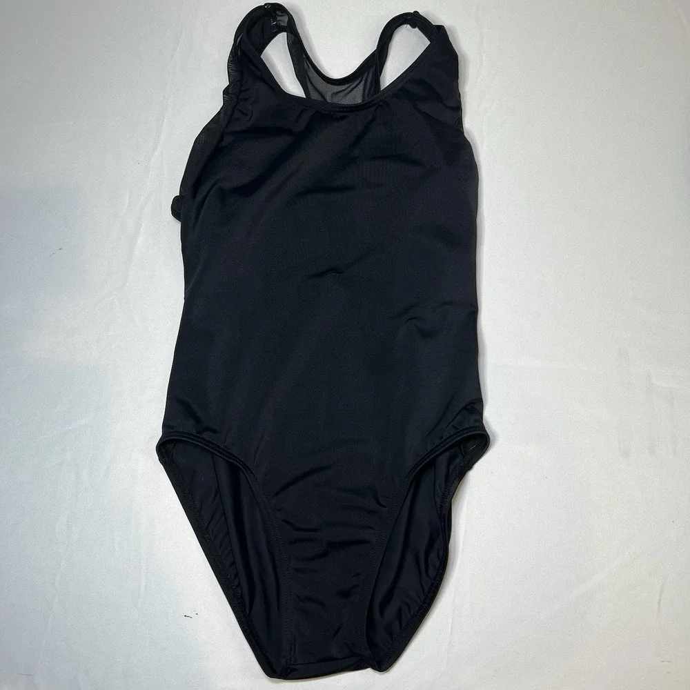 Girls Balera Size MC Black Dance Ballet Leotard Gymnastic Costume Acrobatic Jazz